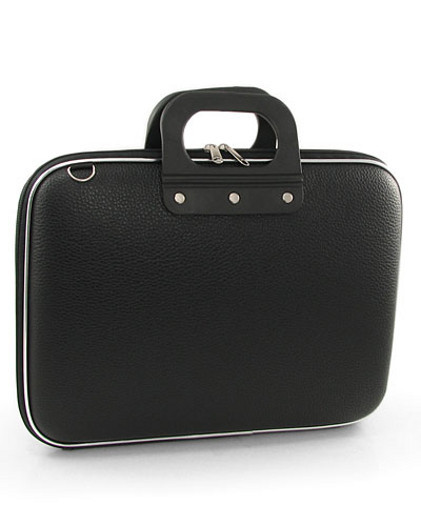 Laptop Netbook Notebook Carry Case Black PVC Rubber PC Tablet Carry On Soft Bag