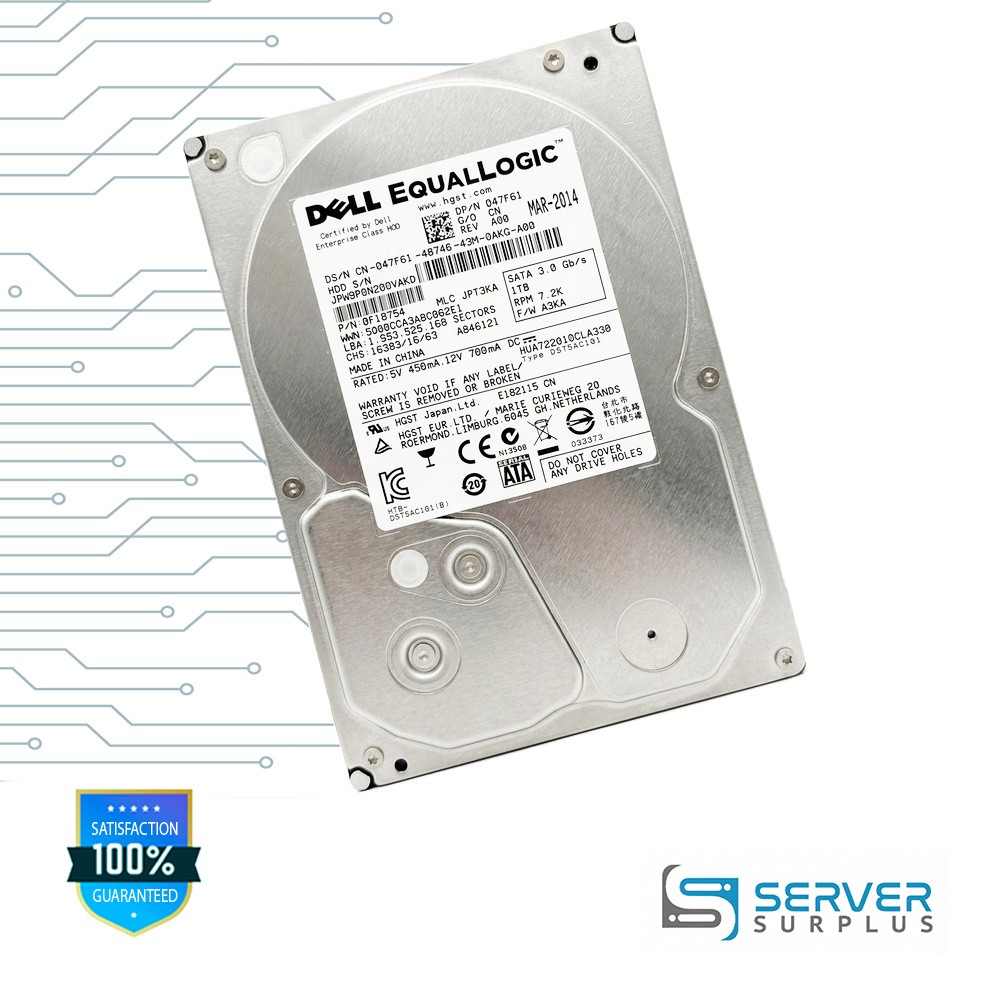 HGST Ultrastar A7K2000 1TB SATA 3.0 Gb/s 3.5 in Enterprise HDD | 0F18754