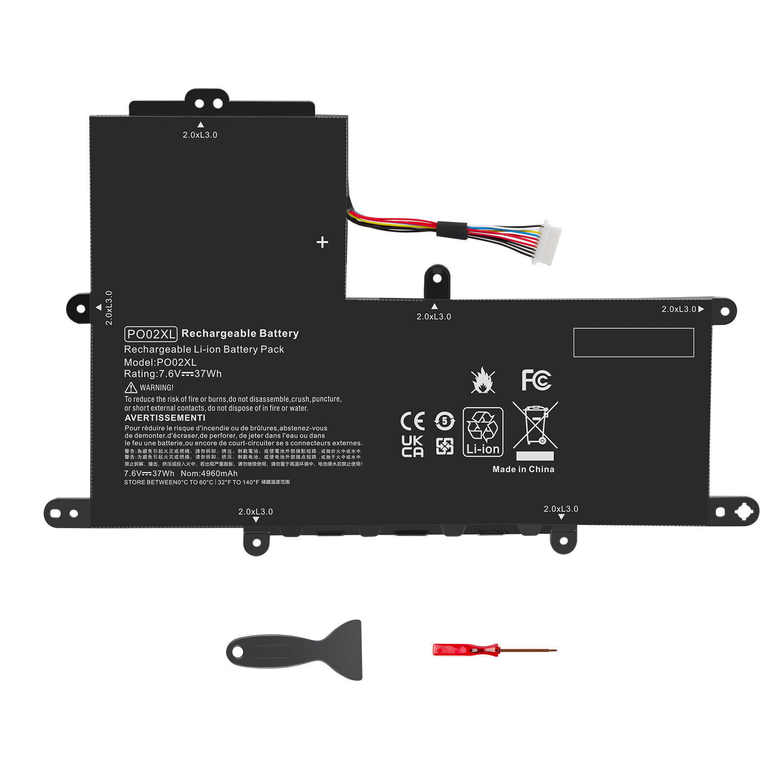 ✅P002XL PO02XL 824560-005 Battery For HP Stream 11-R 11-R010NR 11-Y 11-Y020WM US