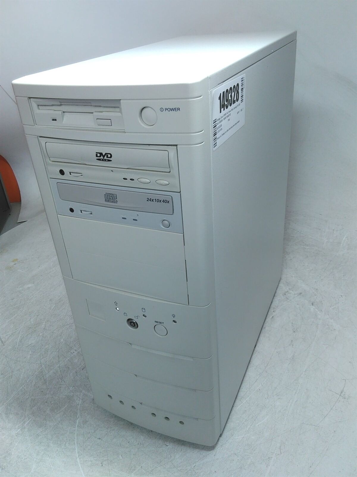 Vintage Tyan S1590S Full Tower Retro Gaming PC AMD K6-2 500MHz 128MB 160GB HD 