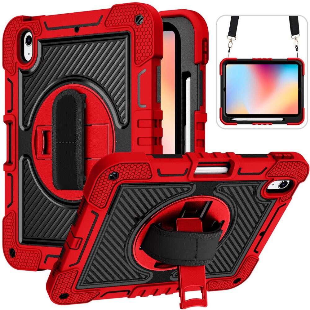Fr iPad 10th 11th Gen A16 2025 Case Heavy Duty Shockproof Rugged Stand Cover&