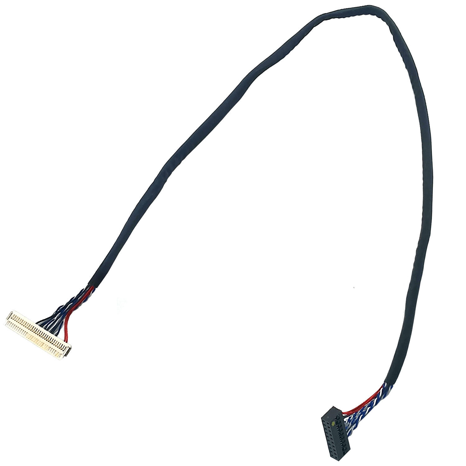 LVDS Video Cable FIX 30pin 1 Channel LCD Board Display Panel Connector D6 30P