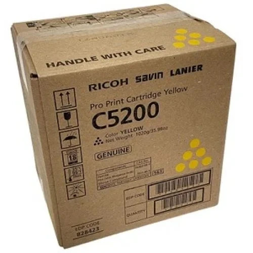 (No-Tariff) Genuine Ricoh Yellow Toner Cartridge | 828423 | C5200/C5210