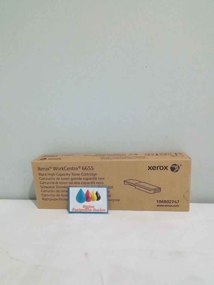 Xerox 106R02747 WC6655 Black High Capacity Toner Cartridge