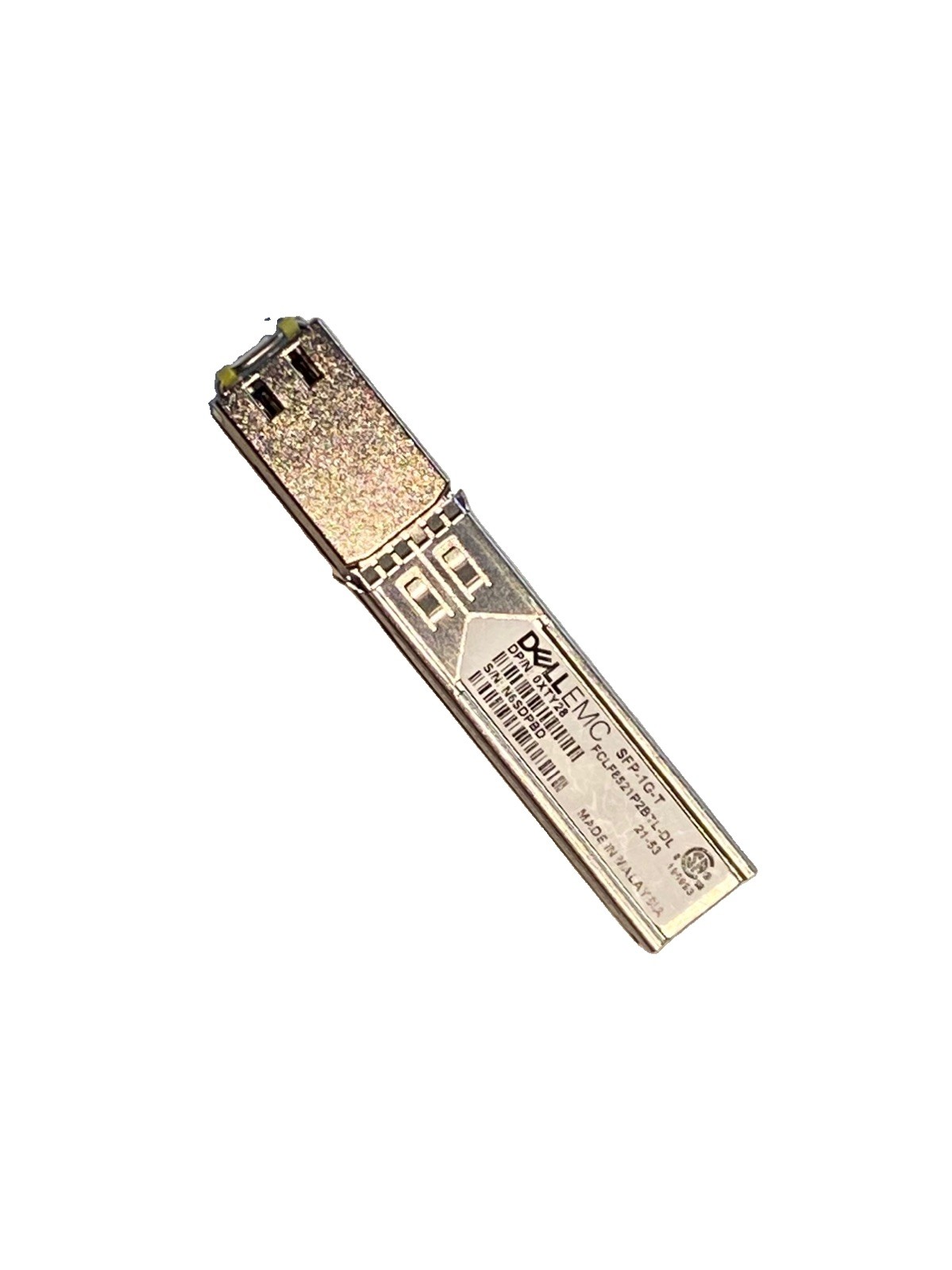 Dell XTY28 SFP-1G-T Gigabit Copper SFP Transceiver - FCLF8521P2BTL-DL - Used