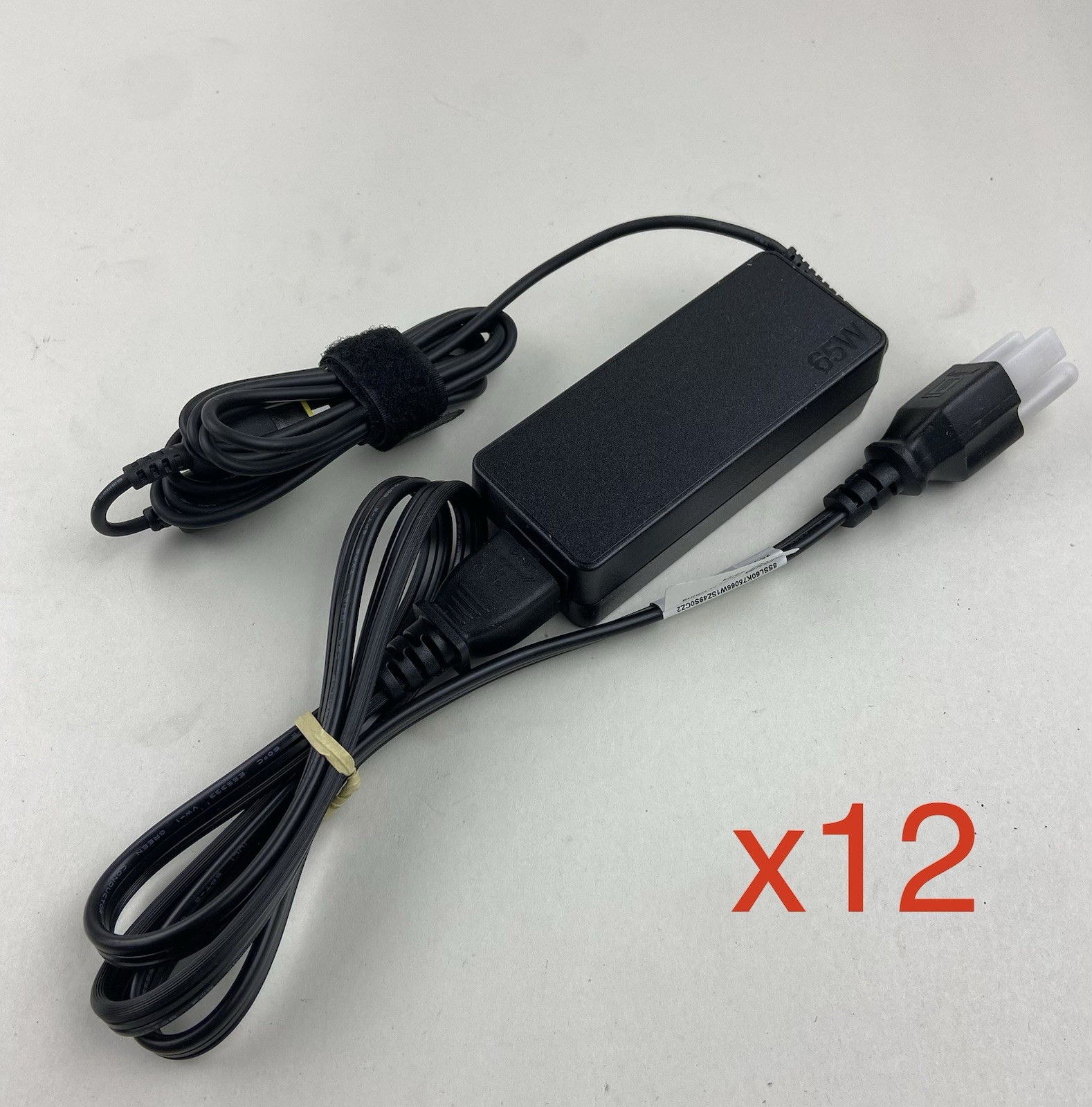 Lenovo AC Power Adapter Charger 20V 3.25A 65W A19-065N2A - Lot of 12