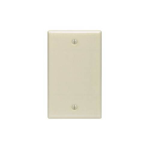 LOT OF 21 LEVITON SINGLE GANG BLANK WALL PLATES *NEW* IVORY
