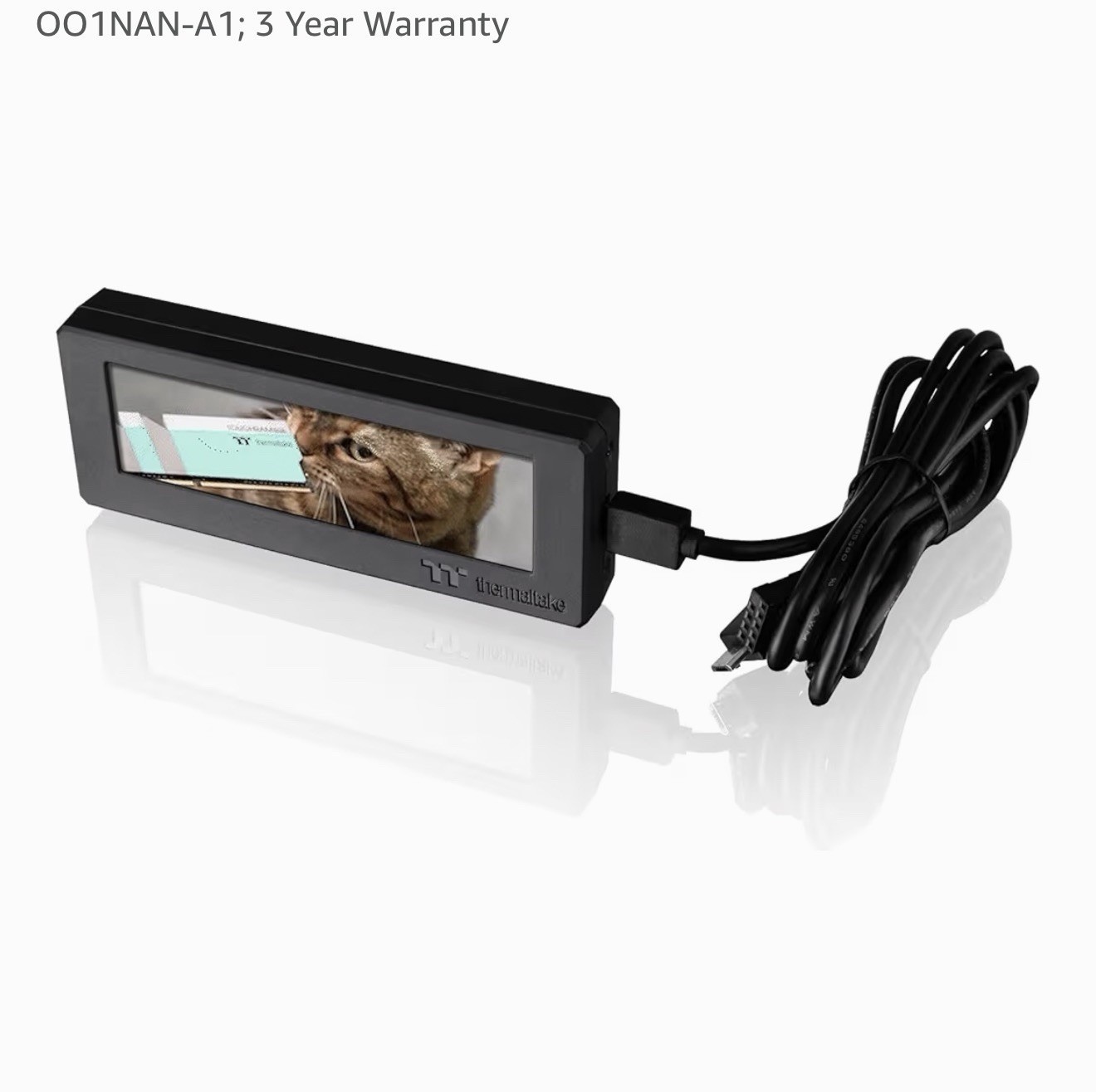 Thermaltake Tower 300/600 Series LCD Panel Kit, 3.9 “ LCD Display RGB Plus 2.0 S