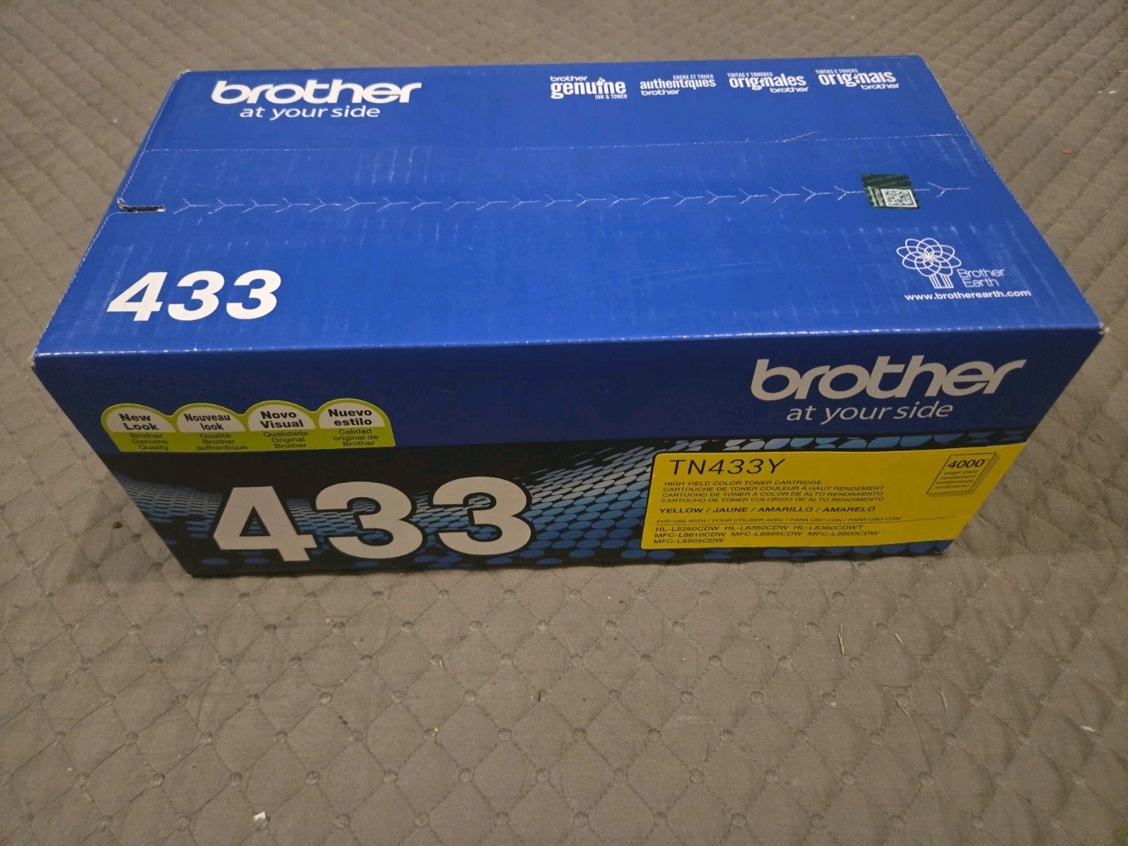 Brother TN433Y Yellow Toner Cartridge