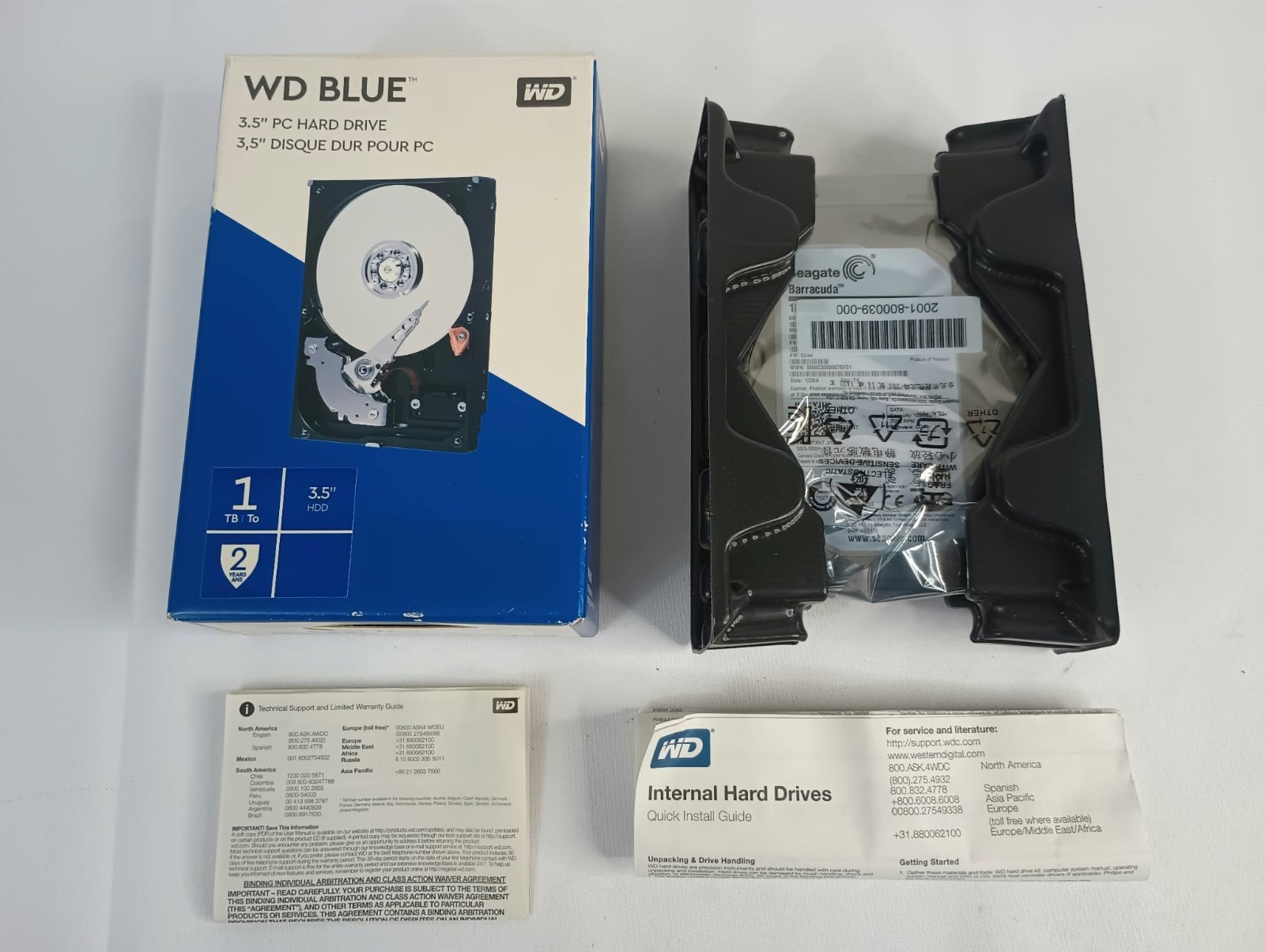 Western Digital WD Blue 1TB 3.5 in Internal Desktop HDD Hard Drive NEW