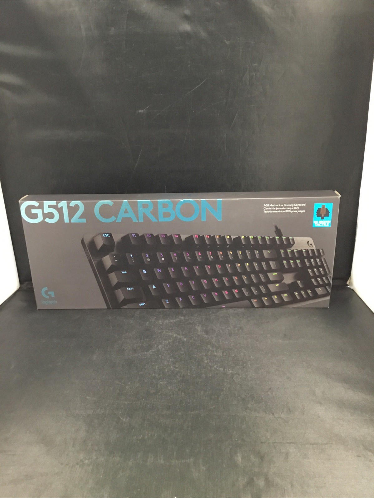 Logitech G512 Carbon RGB Mechanical Keyboard - GX BROWN TACTILE (920-009342)