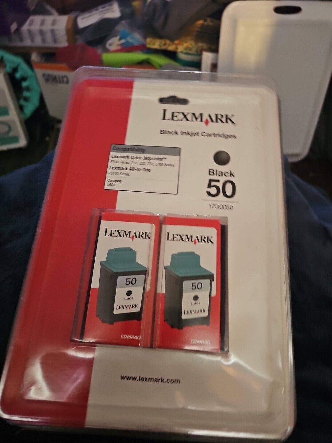 Lexmark Black Ink Cartridge Twin Pack (16G0093)