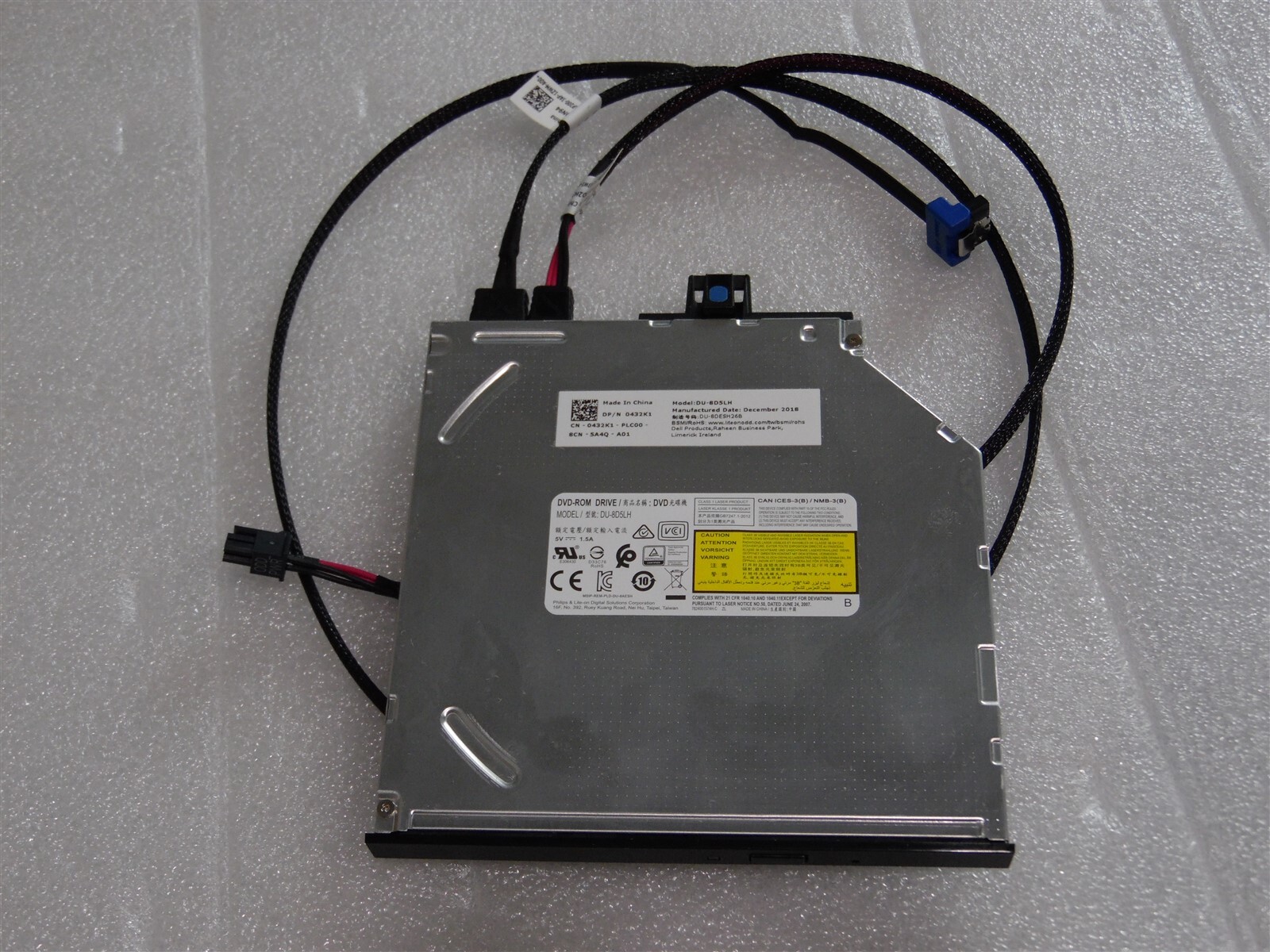 DELL EMC POWEREDGE T550 SERVER DVD SLIM ROM KIT WITH CABLES X1R71