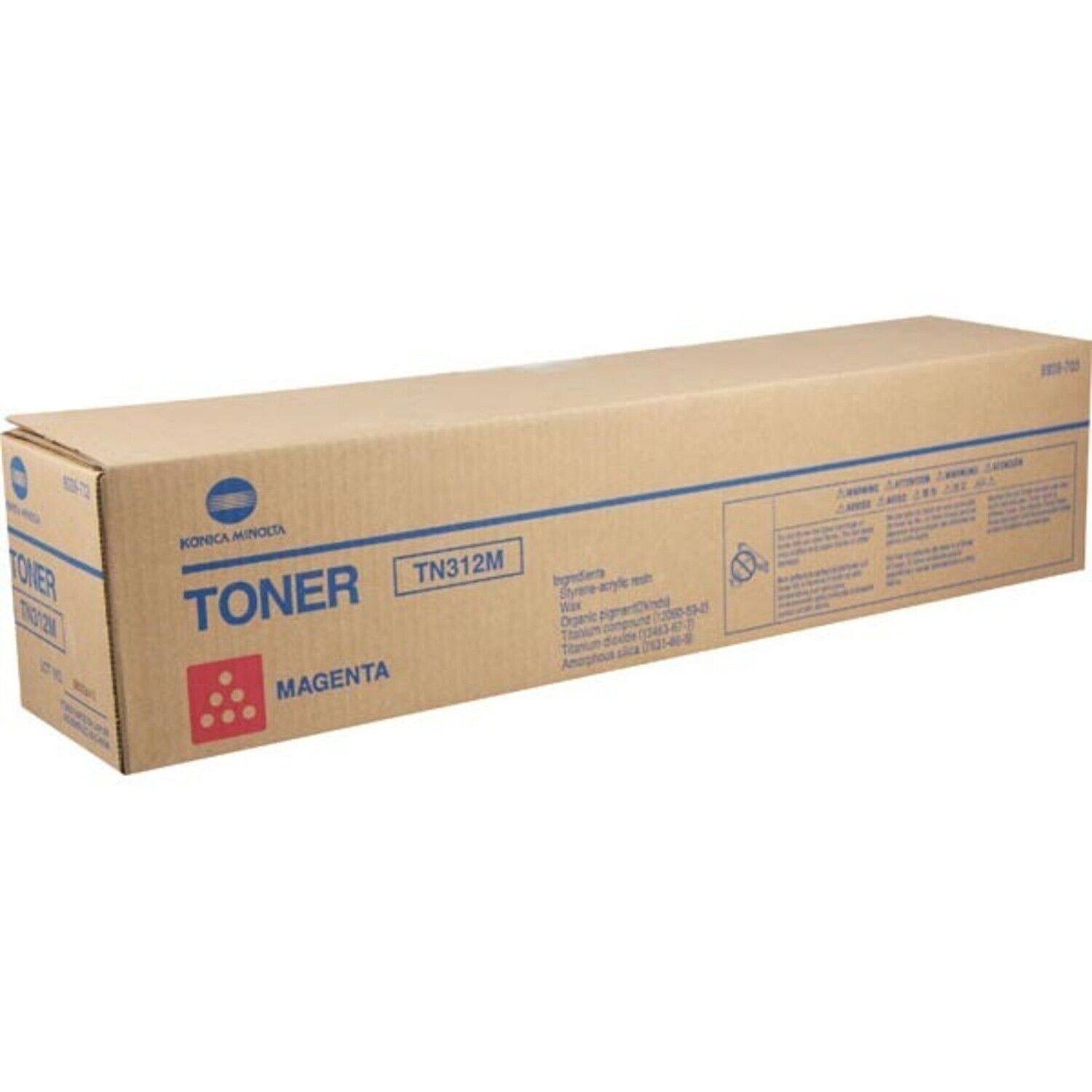 Genuine Konica Minolta TN312M (8938-703) Magenta Toner Cartridge - NEW SEALED