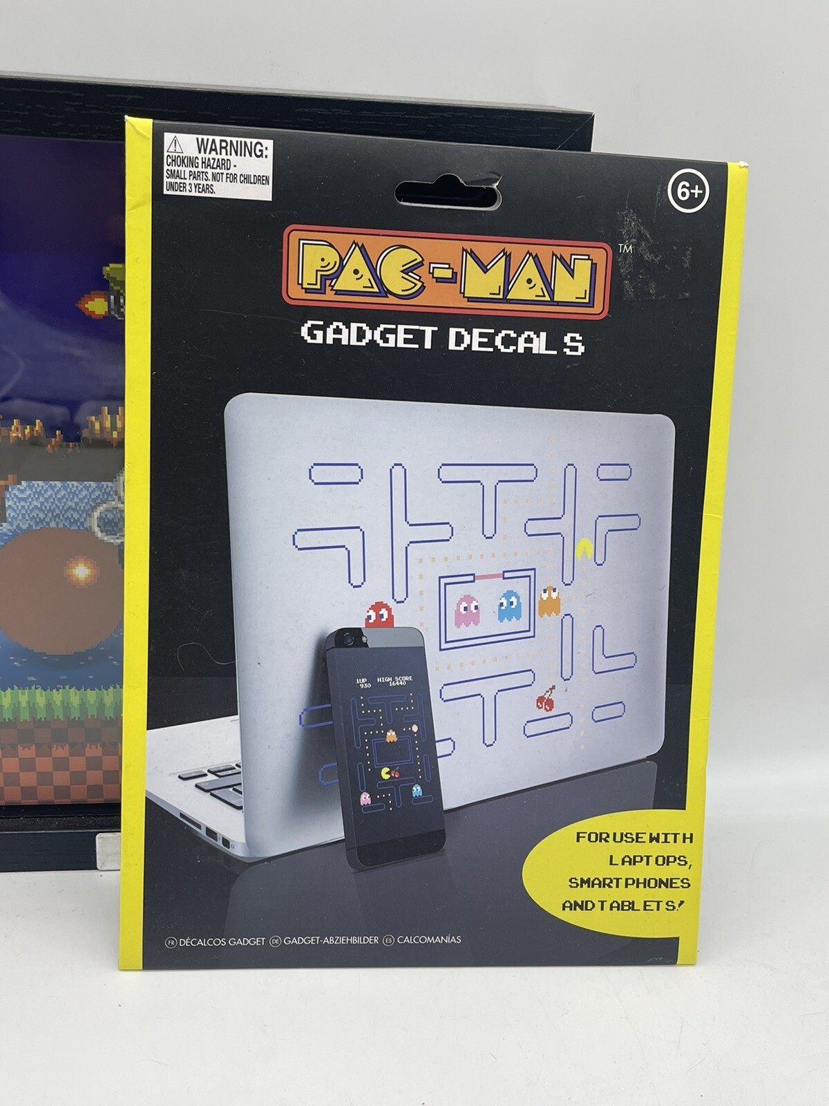 Pac-Man Gadget Decals Video Game Stickers for Laptops , Smart Phones , Tablets