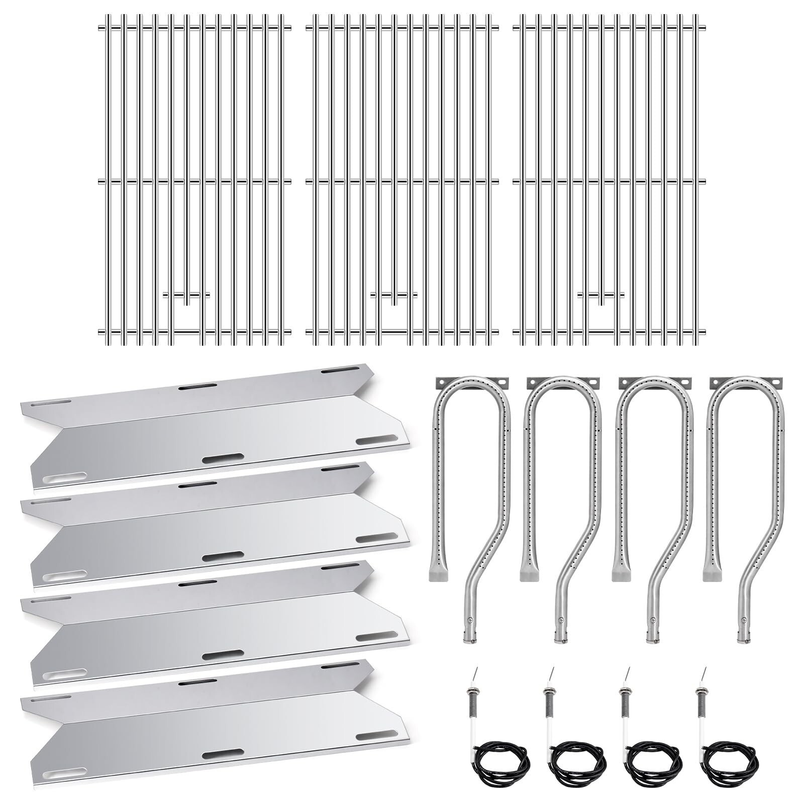 Replacement Parts for Jenn Air 720-0337 Grill 4 Burner, Grill Grates ...