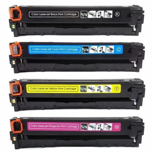 4PK Compatible CB540A CB541A CB542A CB543A Toner Cartridge HP 125A  Laserjet