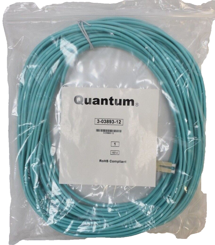 Quantum Fiber Optic Network Fibre Channel Interface Cable 3-03893-12 49' 49ft