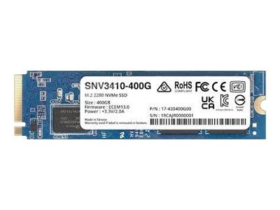 Synology SNV3410 SSD 400GB Internal M.2 2280 PCIe 3.0 x4 SNV3410-400G
