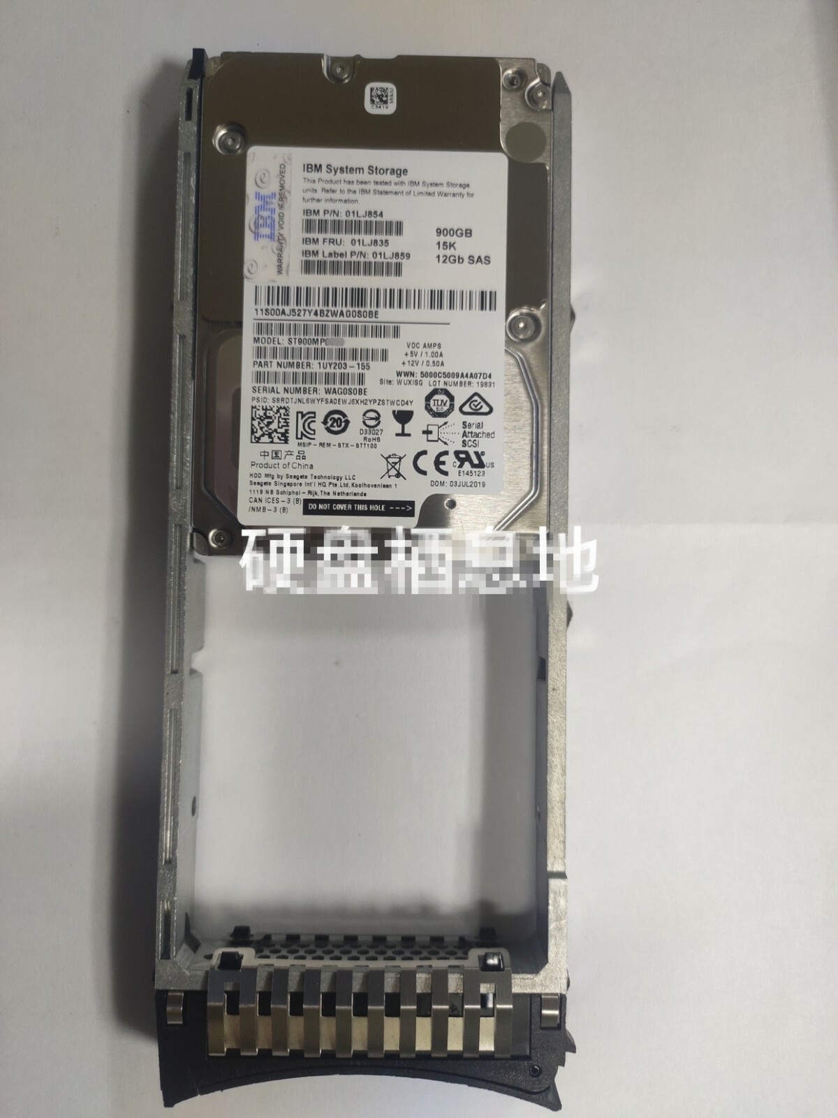 IBM 01LJ835 01LJ854 01LJ859 900G SAS 15K 12Gb/s 2.5" V5000 Gen2 HDD HARD DRIVE