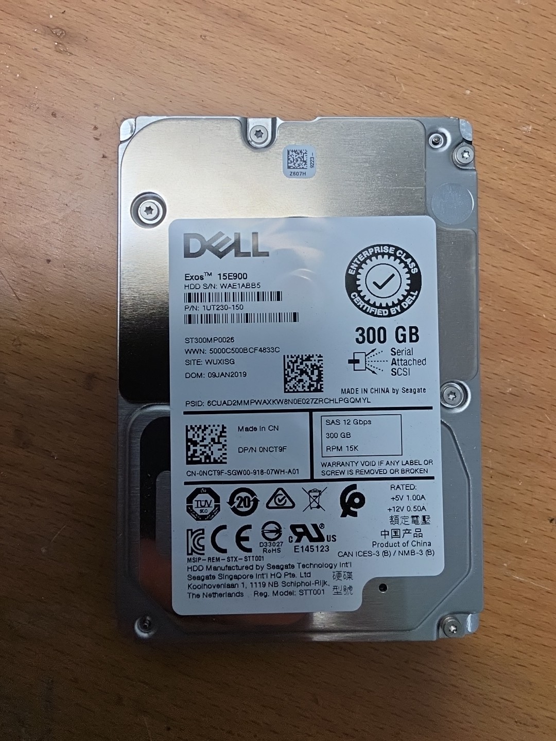 Dell Exos 15E900 ST300MP0026 300GB - 2.5" Hard Drive -  SAS 15K Rpm