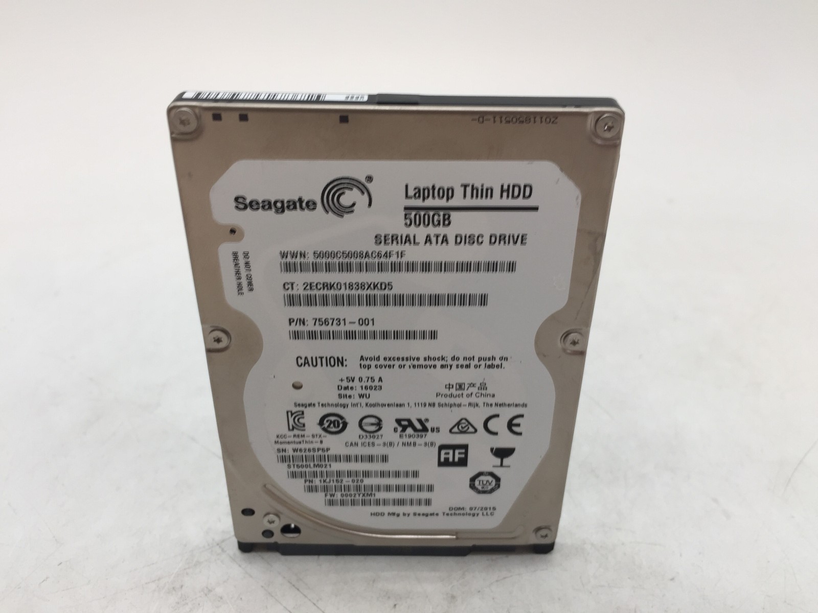 GENUINE Seagate 2.5" 500GB SATA Hard Drive HDD LAPTOP THIN ST500LM021 GRADE A