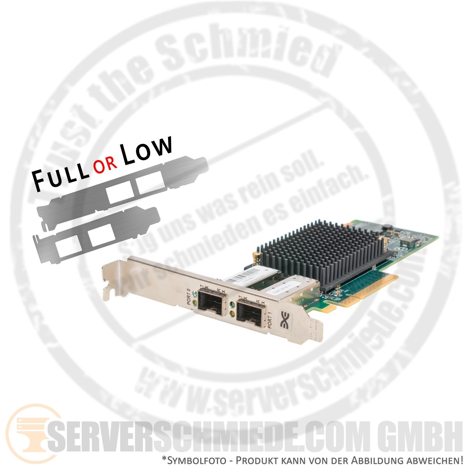 Fujitsu Broadcom Emulex 2x 16Gb FC LPe31002-M6 PCIe FibreChannel Controller HBA
