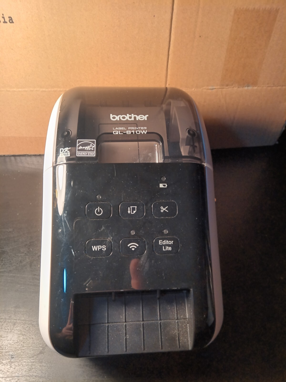 Brother Ql-810w Ultra-fast Label Printer No Power Cord Tested