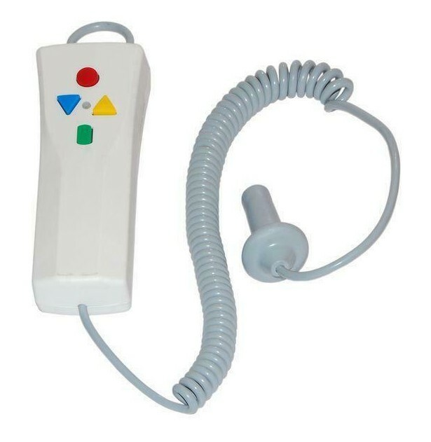 Drive Medical Bellavita Hand Control Including Storage Battery - White 460900600