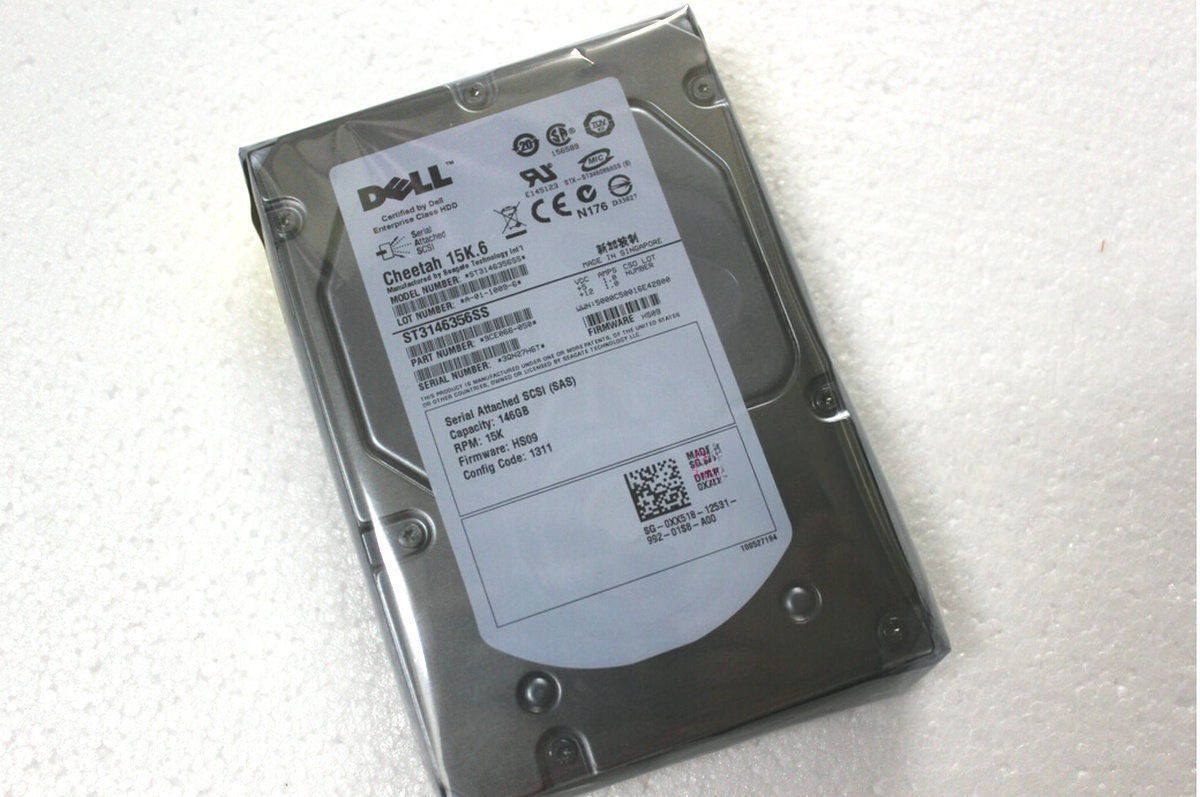 compatible DELL 0XX518 XX518 ST3146356SS 146GB 15K 3.5" SAS HARD DRIVE