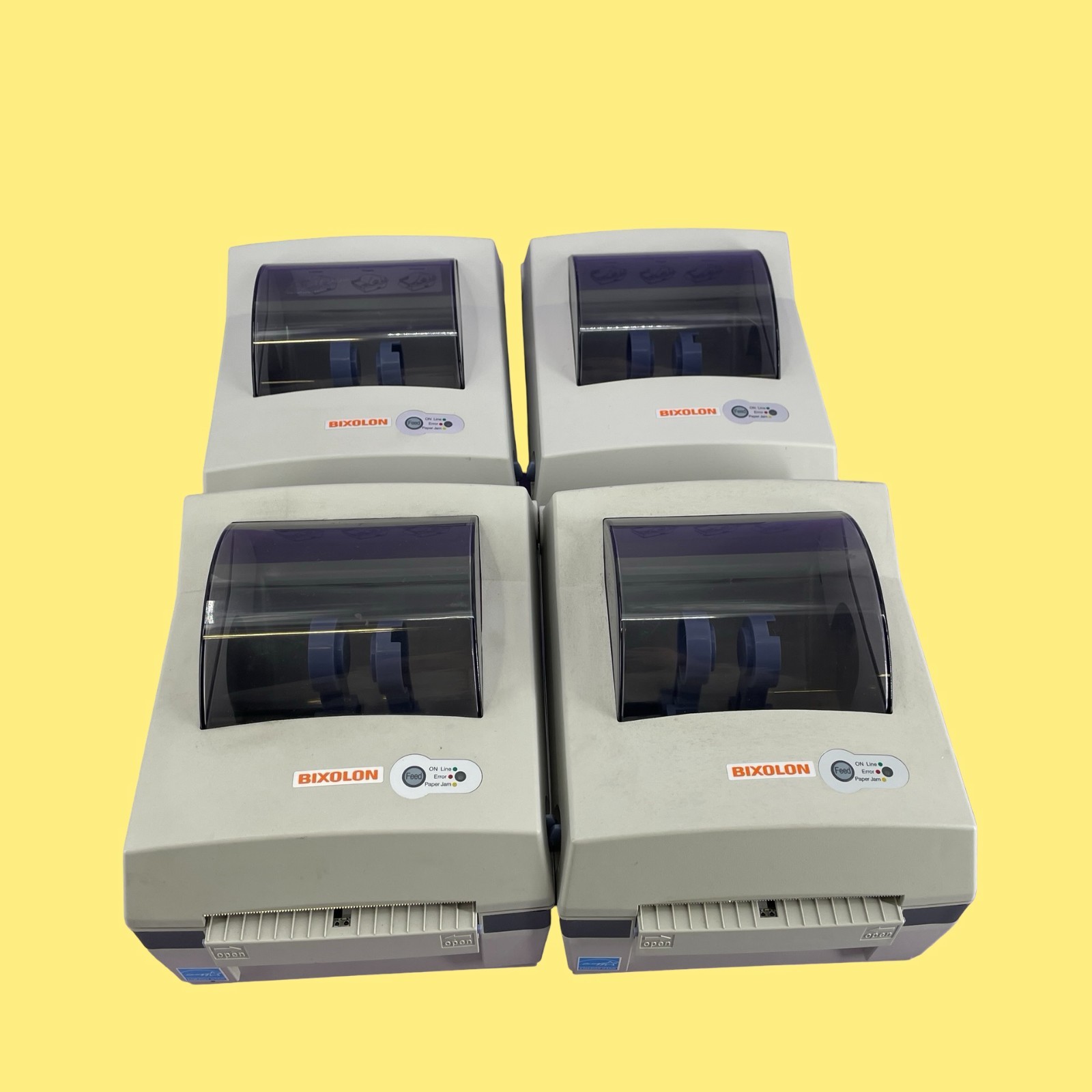 Lot of 4 FOR PARTS Bixolon SRP-770III Label Direct Thermal Printers #5260 z54b14