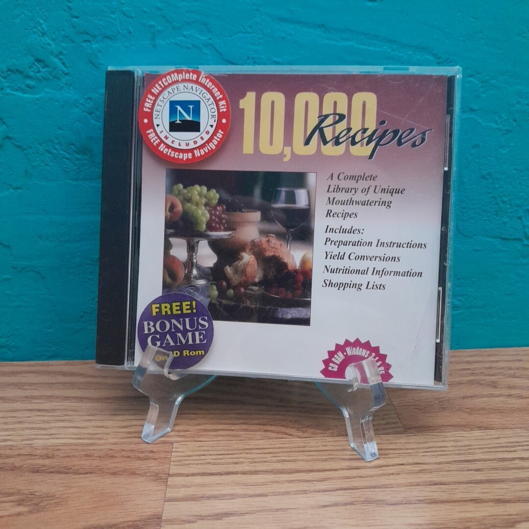 Vintage 10,000 Recipes (Windows, 1996, Swift Jewel, COSMI)