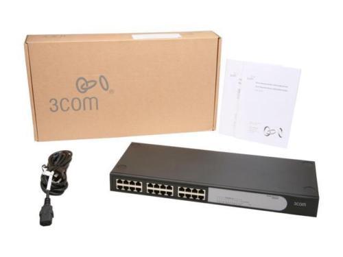 3Com Baseline Switch 2824 24 Port Model 3CBLUG24A / HP V1405-24G JD022A#ABA 