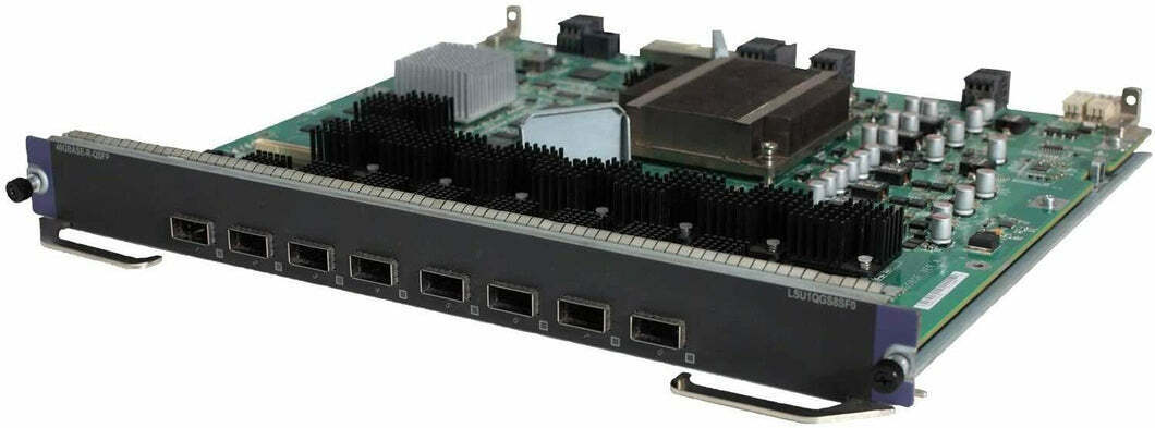 HP JG392A HPE 10500 8p 40GBE QSFP + SF Module LSU1QGS8SFO