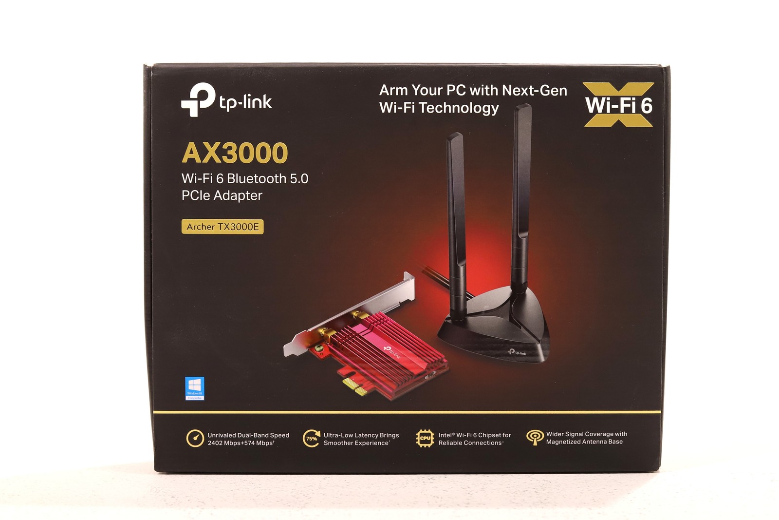 TP-Link Archer TX3000E Wi-Fi 6 BT 5.0 PCIe x1 Adapter P/N: AX3000 Open Box