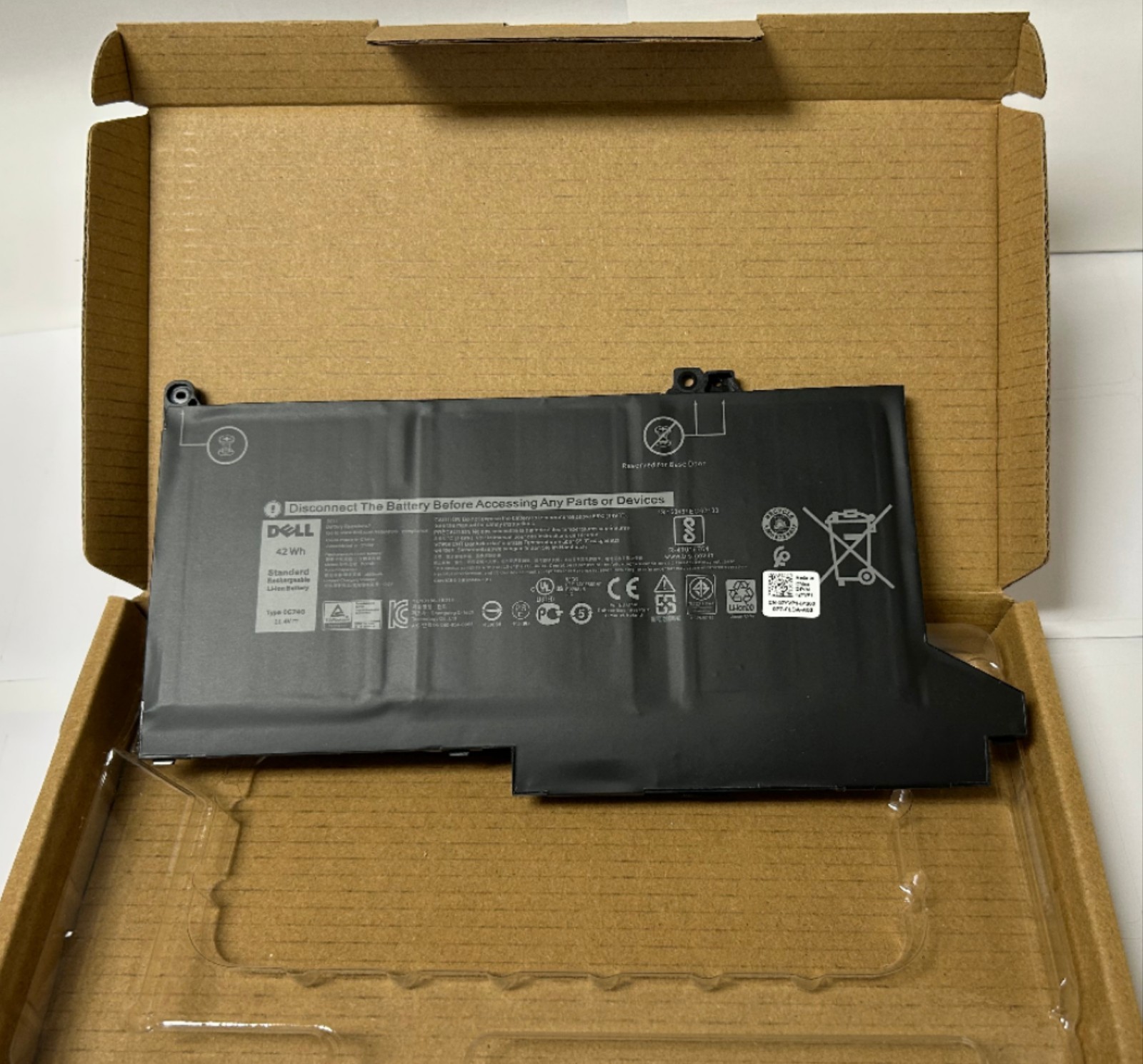 Genuine 0G74G Battery For Dell Latitude 5300 5310 7300 7400 02PFPW 2PFPW 08JYHH
