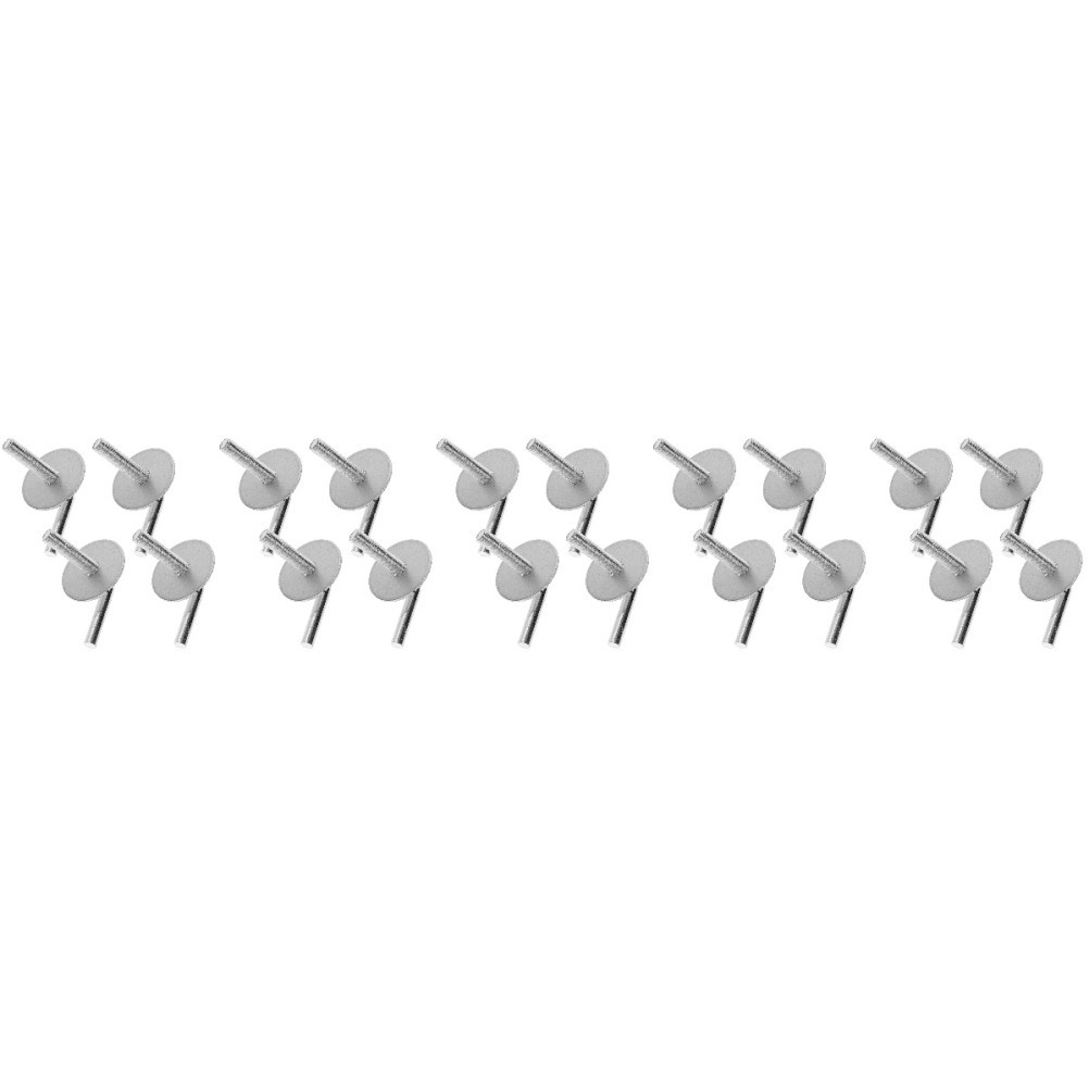 20Pcs Fan Pedestal Bolt Kit Iron Silver Durable Fan Stand Fasteners