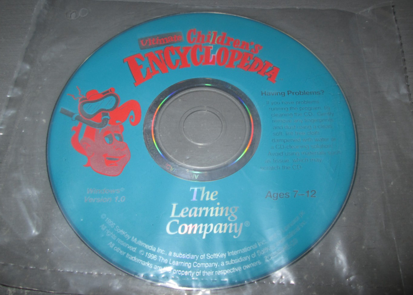 Ultimate Children's Encyclopedia CD-Rom 1996 The Learning Company VTG NEW