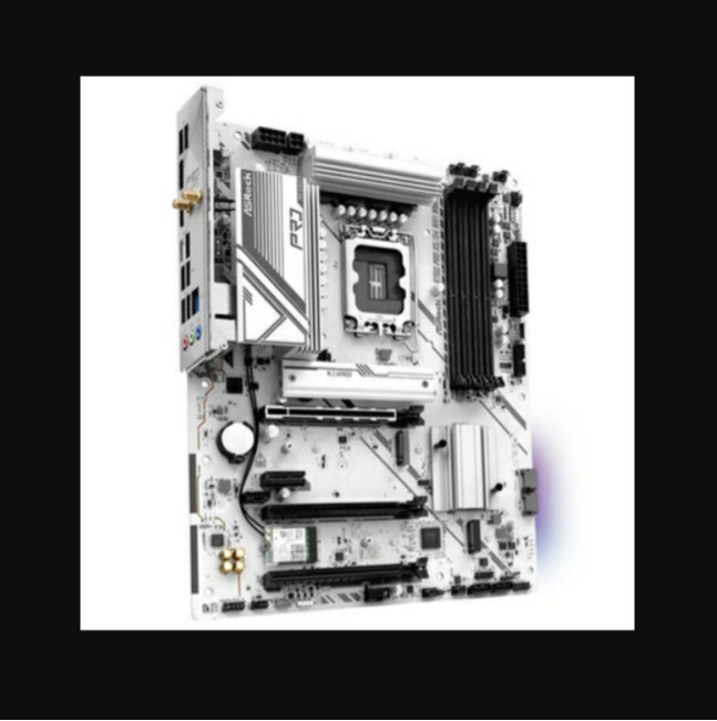 ASRock B760 Pro RS/D4 WiFi White (B760 1700 ATX) Motherboard Limited Edition