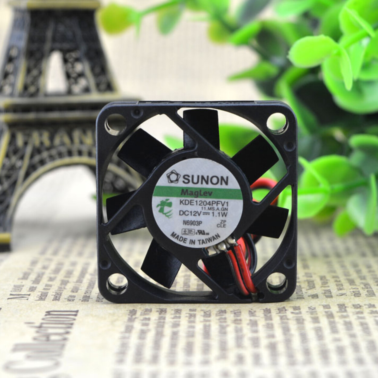 SUNON KDE1204PFV1 12v 1.1w 4010 Maglev Industrial Cooling Fan Small Quiet