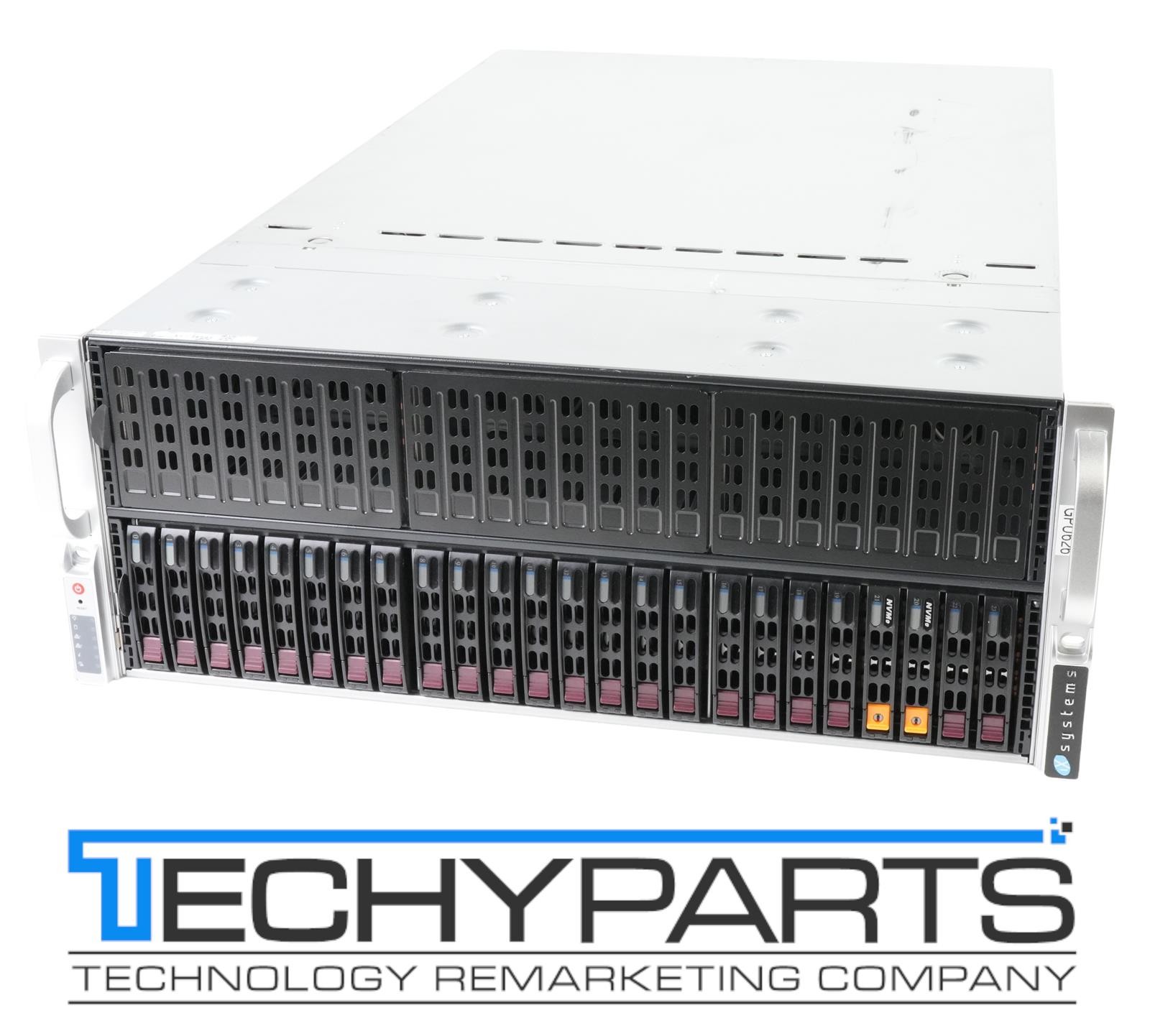 Supermicro SYS-4029GP-TRT2 Intel C622 24-Bay SFF 4x2000W 4U Rackmount GPU Server
