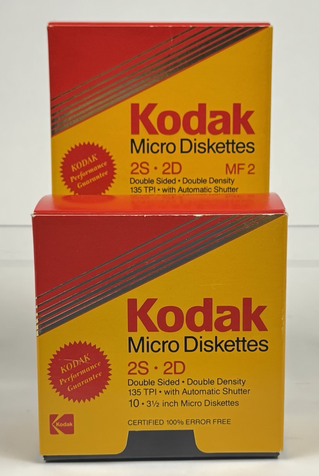 Kodak Micro Diskettes 2S-2D Double Sided Density 3-1/2" 2 Boxes 15 Total NEW