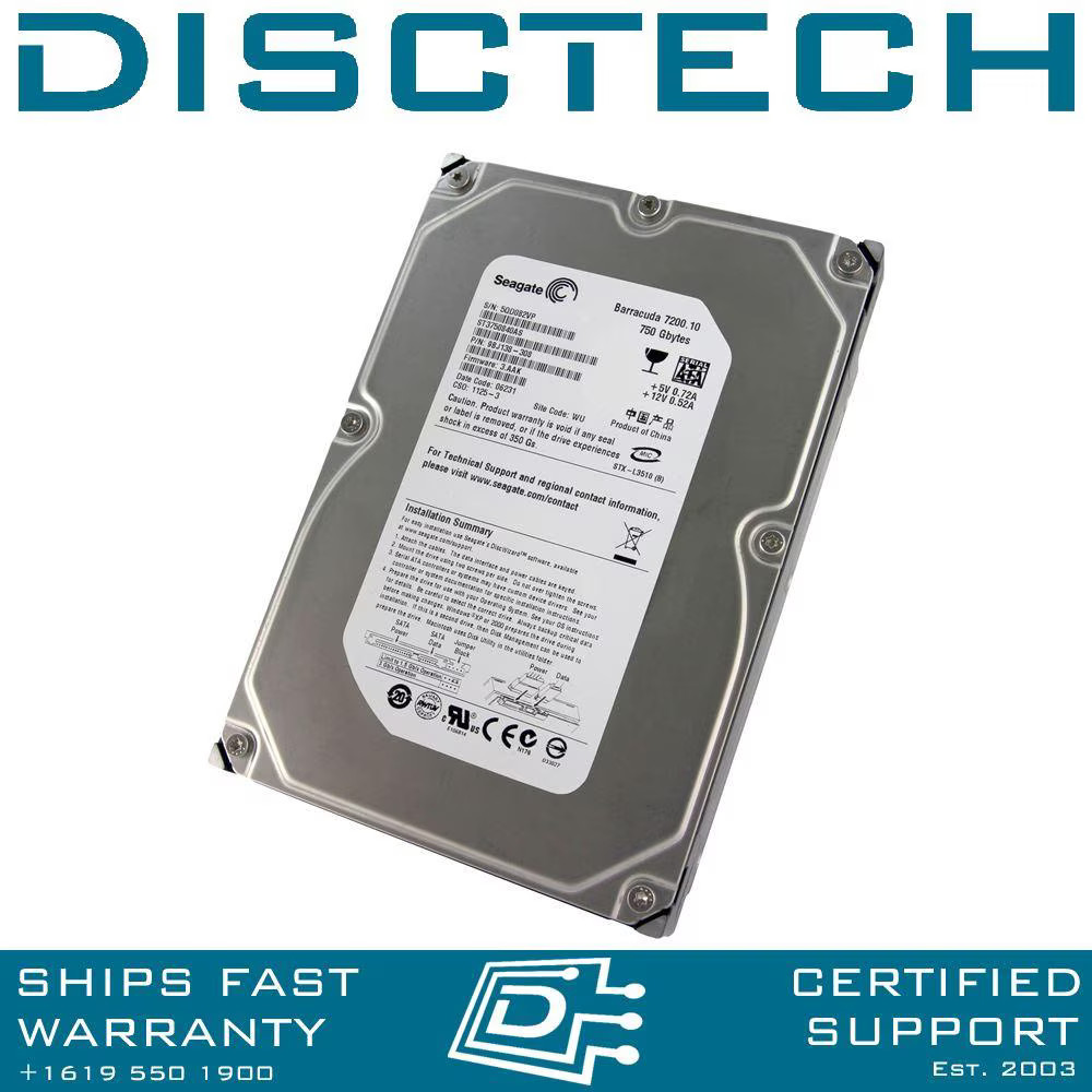 Seagate Barracuda 7200.10 ST3750840AS SATA Hard Disk Drive