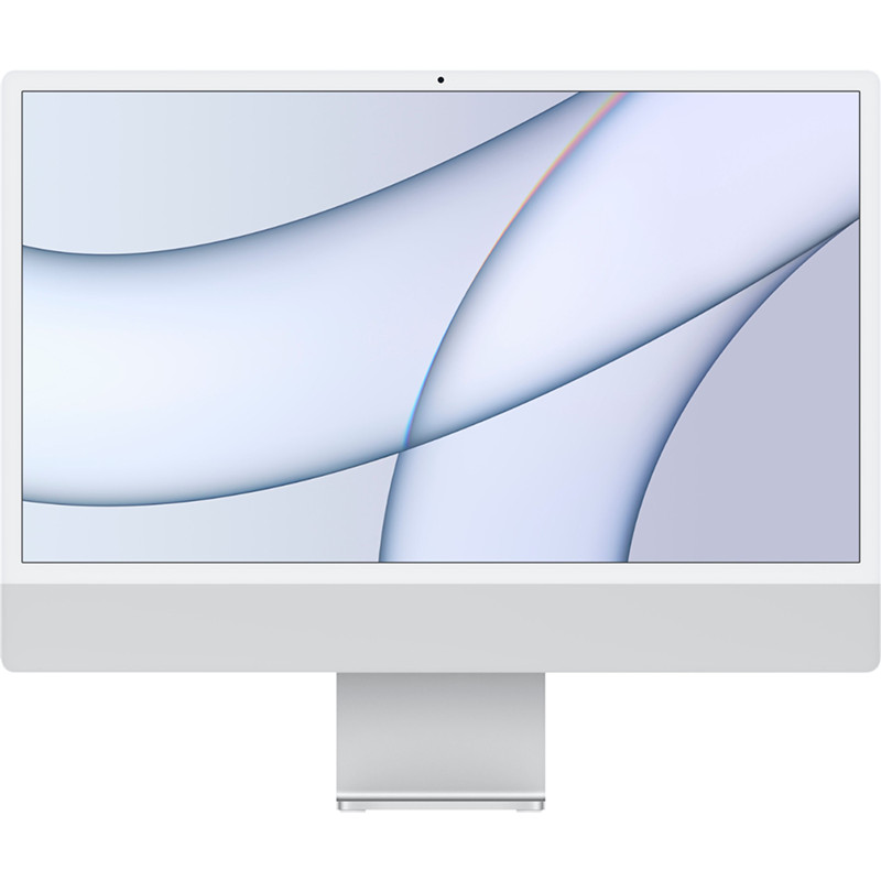Apple 24" iMac Retina 4.5K Display M1 8GB Memory 256GB SSD Silver MGTF3LL/A 2021