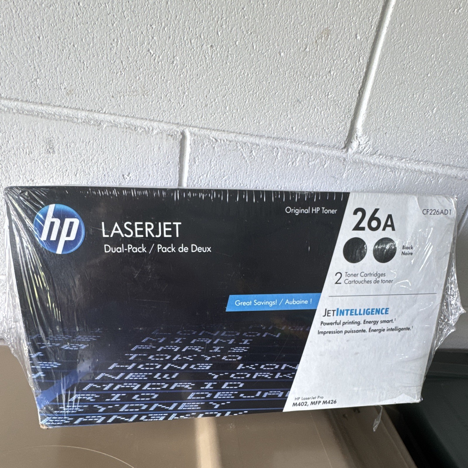 HP 26A Black Original Laser Toner Dual Pack CF226AD/CF226A for LaserJet Pro