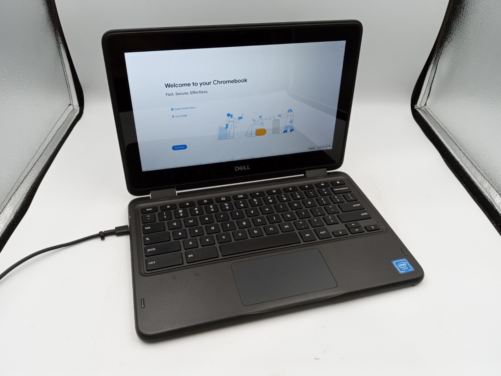 Dell 5190 ChromeBook 2in1 Touchscreen Intel Celeron 4GB 16GB ChromeOS -READ -RR