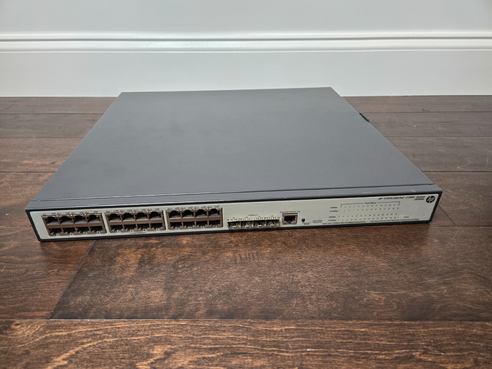 HP V1910-24G-PoE JE008A 24-Port Gigabit Managed PoE Ethernet Switch