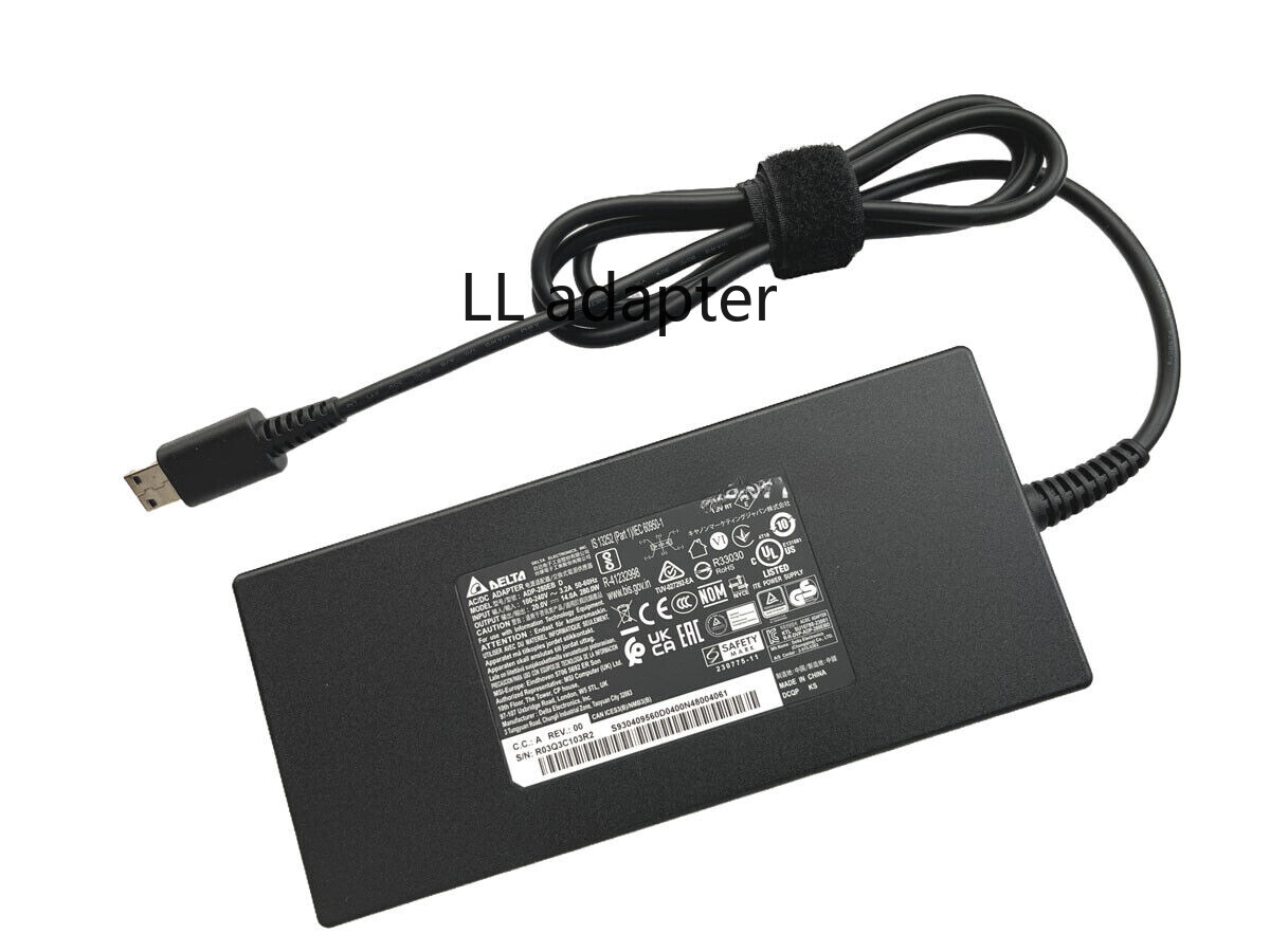 Original Delta 20V 14A 280W ADP-280EB D AC Adapter Charger USB Tip Power Supply