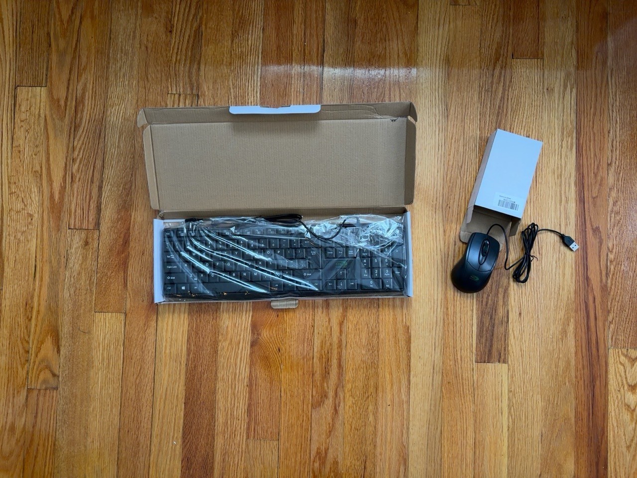 STG Skytech Global Wired USB Keyboard Mouse Bundle PCKB12CN Open Box