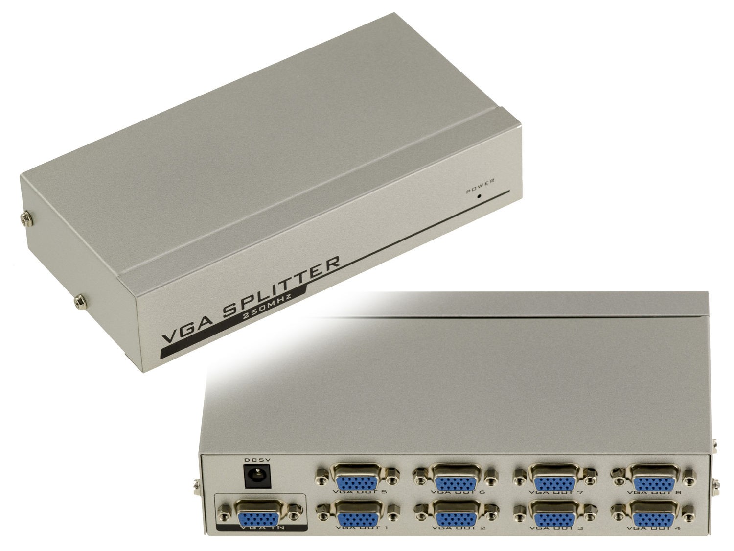 KALEA-INFORMATIQUE VGA Splitter 8 Ports PC To 8 Displays